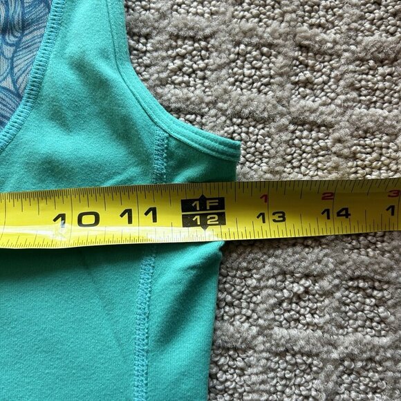 Lululemon Tank Top Womens Green Blue Swift Tech Yoga Gym Teal Running Y2K - Picture 3 of 8
